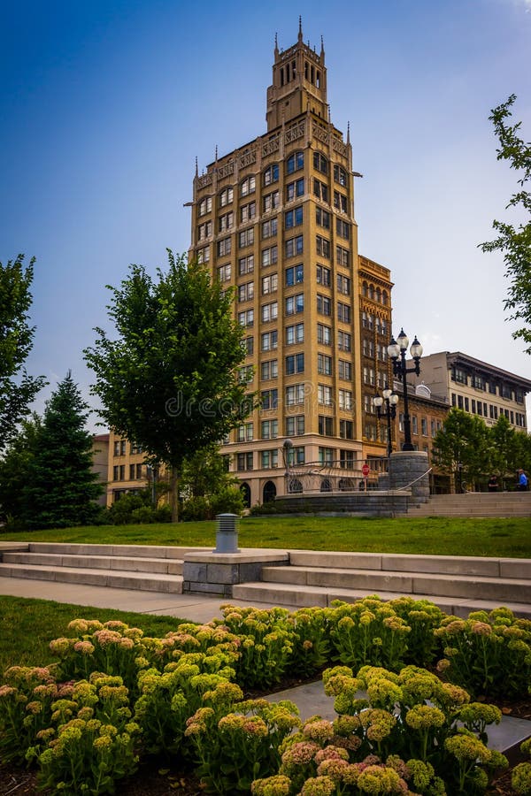 Jackson Building Em Asheville Do Centro, North Carolina Imagem de Stock