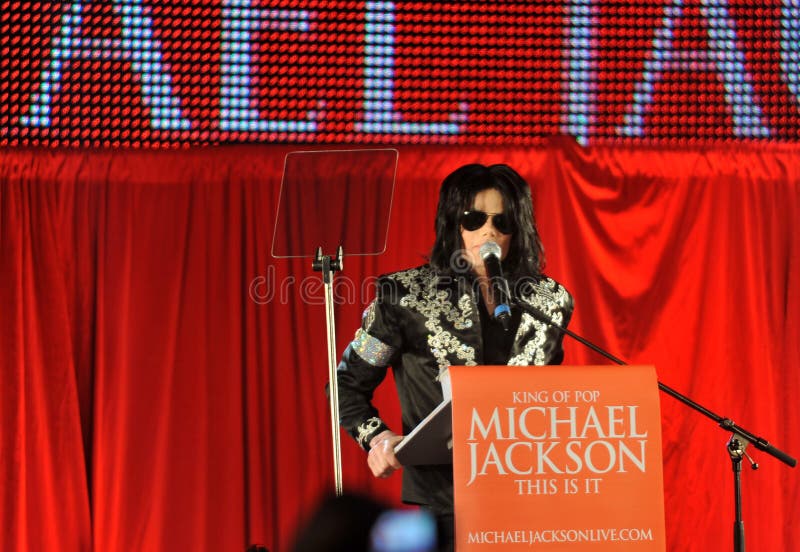 jackson Michael zdjęcia stock