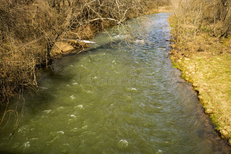 The Jackson River in Highland County, Virginia, USA stock photography The Jackson River in Highland County, Virginia, USA stock photography