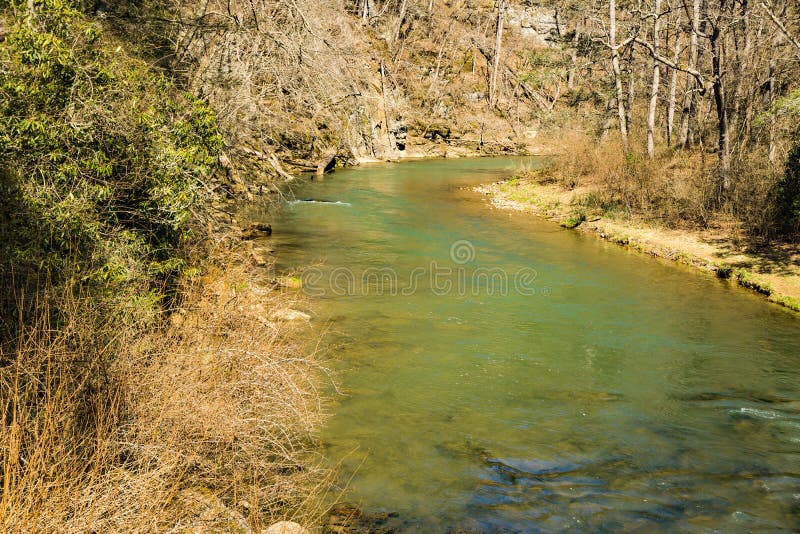 Jackson River a melhor pesca da truta no estado de Virgínia, EUA fotos de stock Jackson River a melhor pesca da truta no estado de Virgínia, EUA fotos de stock
