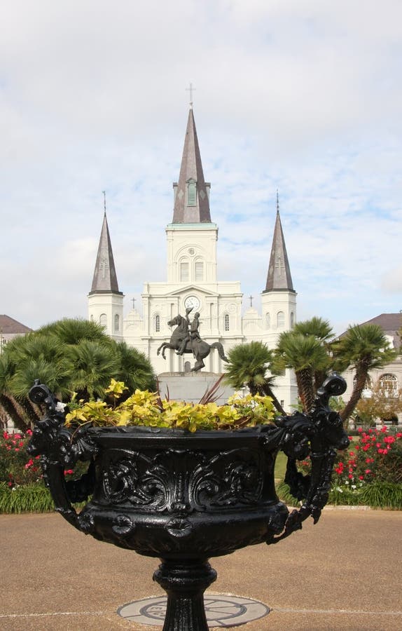 Jackson square in New Orleans royalty free stock images Jackson square in New Orleans royalty free stock images