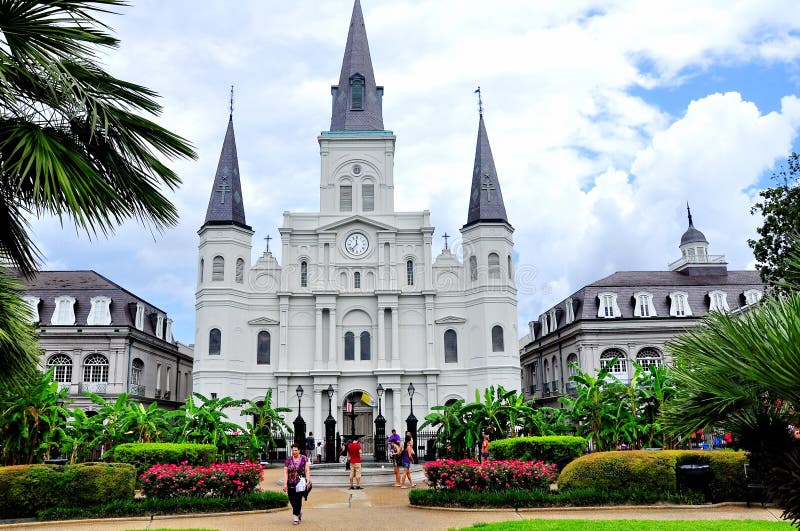Jackson Square in New Orleans, LA royalty free stock photos Jackson Square in New Orleans, LA royalty free stock photos