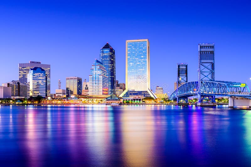 Jacksonville, Florida Syline royalty-vrije stock foto Jacksonville, Florida Syline royalty-vrije stock foto