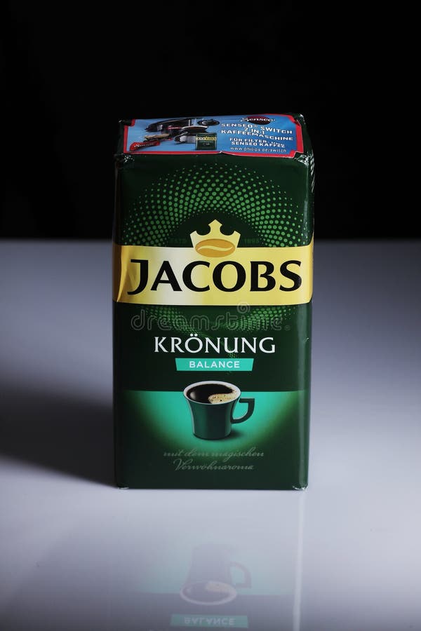 Jacobs Kronung coffee pack editorial photo. Image of jacobs 119351376