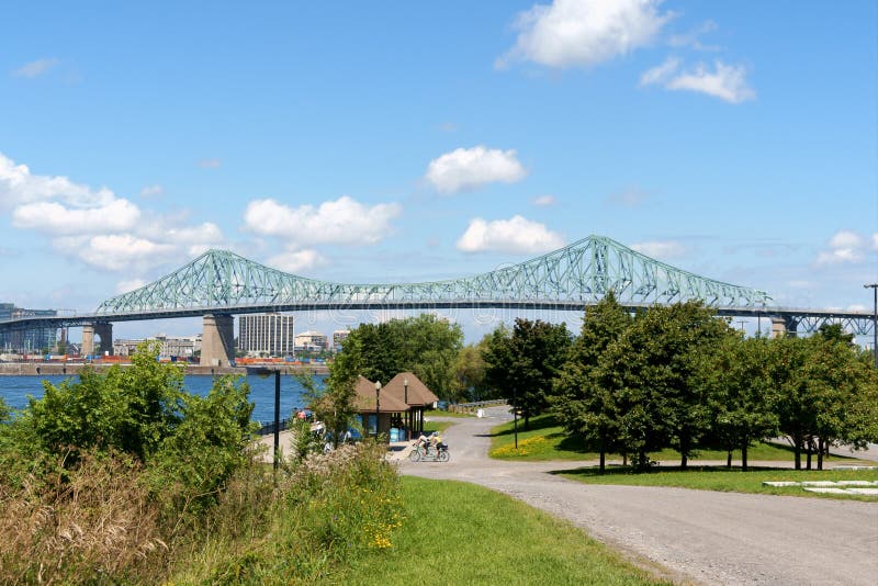 Jacques Cartier Bridge in Montreal Editorial Stock Image Image of