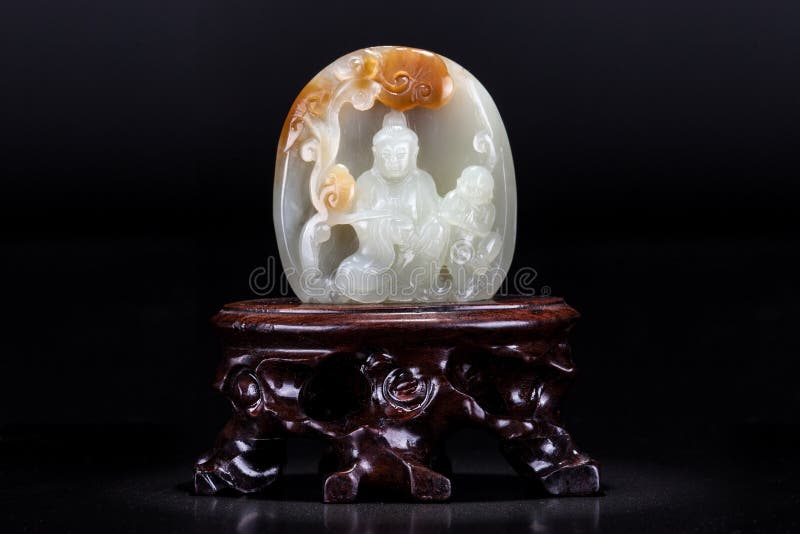 Jade ornaments stock photo. Image of asia, decoration 35010184