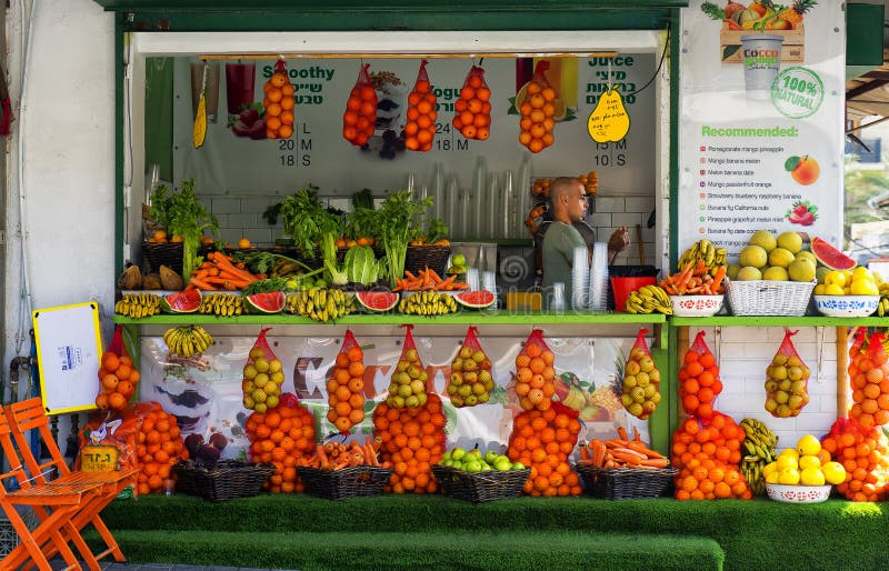 Jaffas flea market stock photo