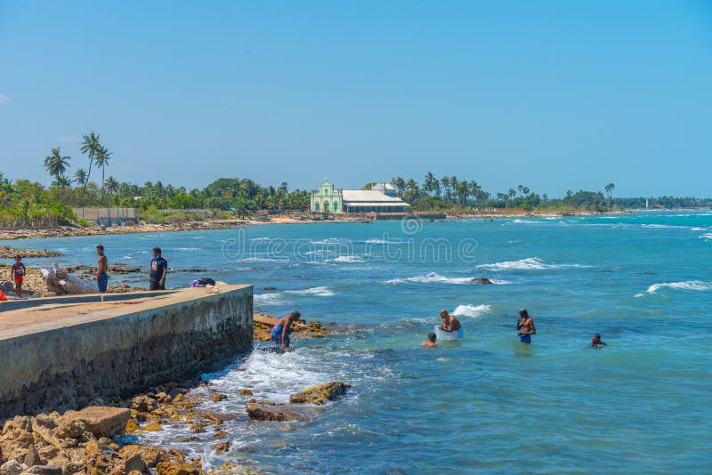 Jaffna Sri Lanka February 8 2022 St Anne Church Near Keerima