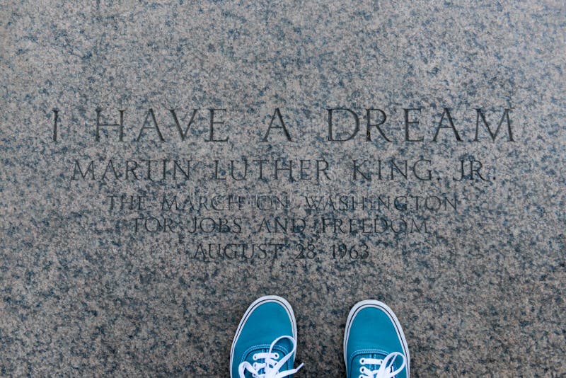 Jag har en dröm, inskriften, Lincoln Memorial arkivbilder Jag har en dröm, inskriften, Lincoln Memorial arkivbilder