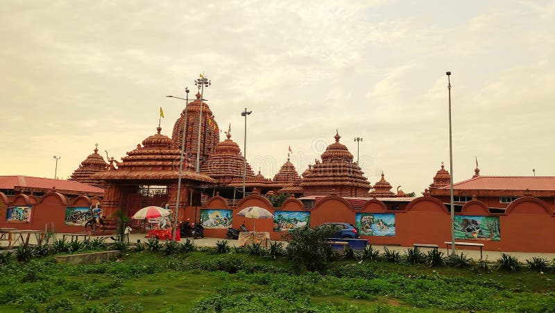 Jagannath tempel dibrugarh assam india. stock afbeeldingen