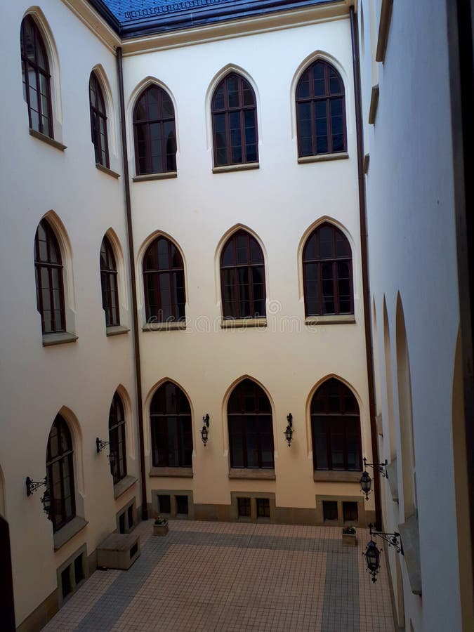The Jagiellonian University In Krakow Poland. Peonies In ...