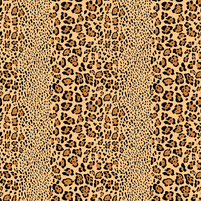 Jaguar Seamless Pattern Or Leopard Fur Texture Stock Vector ...