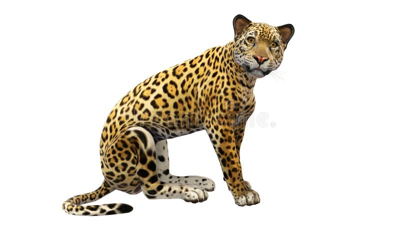 Jaguar Sitting Wild Animal Isolated White Background Stock Illustrations –  67 Jaguar Sitting Wild Animal Isolated White Background Stock  Illustrations, Vectors & Clipart - Dreamstime