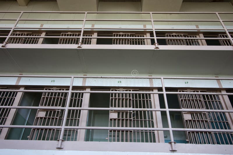 Inside View of Alcatraz Jail House Block