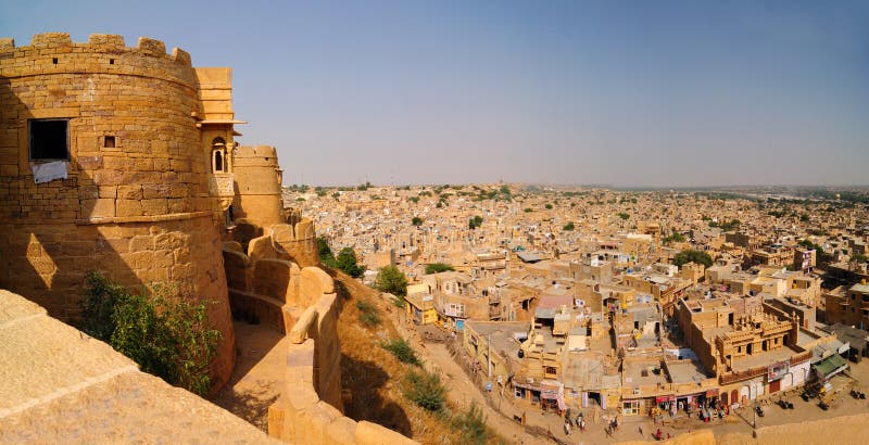 Jaisalmer fort and city