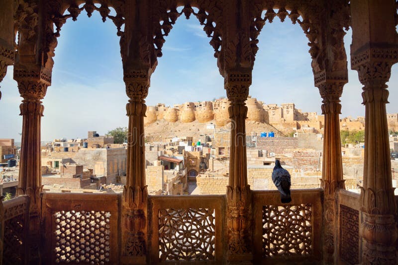 Jaisalmer fort view from Haveli