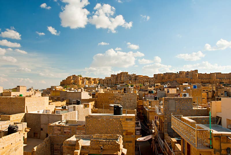 Jaisalmerfort, de Gouden Stad van Rajasthan, Jaisalmer, India
