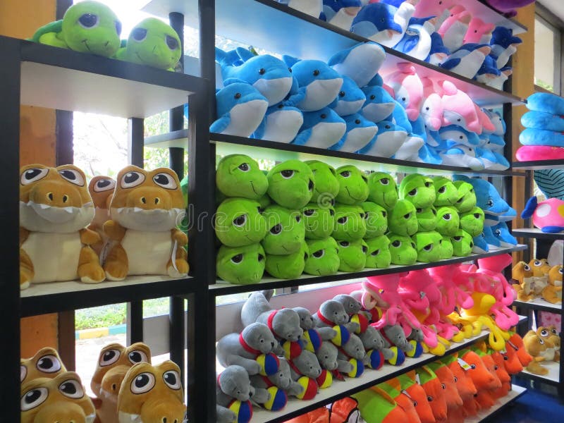 Soft Toys Display In A Store. Editorial Stock Photo - Image of cuddly