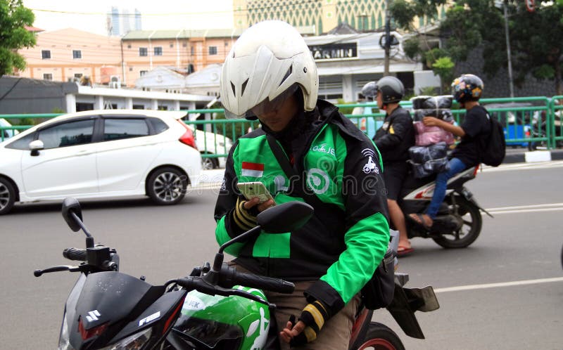 Gojek  Motorbike  driver editorial photo Image of biker 