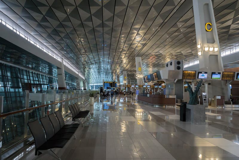Jakarta Soekarno-Hatta International Airport Terminal 3. Editorial