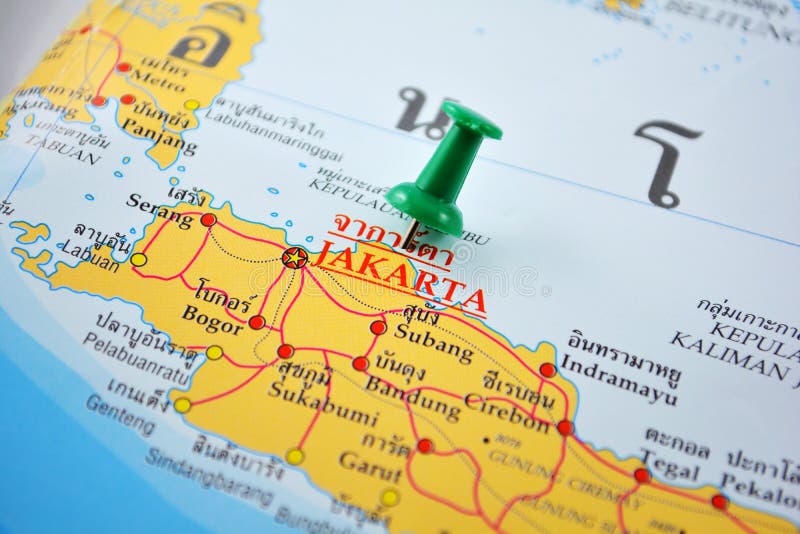  Jakarta  map stock photo Image of israel macro continent  