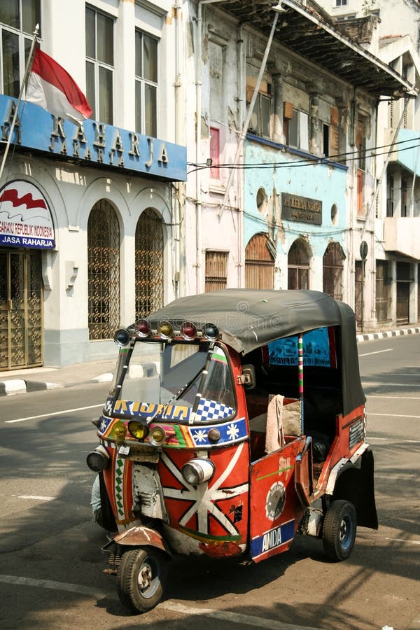 Tuk Jakarta Indonesia di Tuk immagini stock libere da diritti Tuk Jakarta Indonesia di Tuk immagini stock libere da diritti