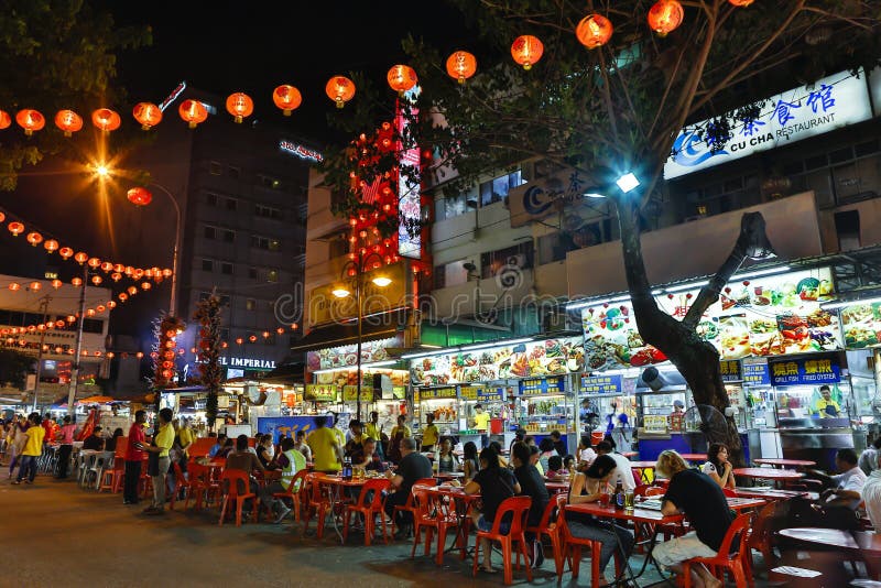 Jalan Alor Night Market Kuala Lumpur Malaysia Editorial Photo - Image