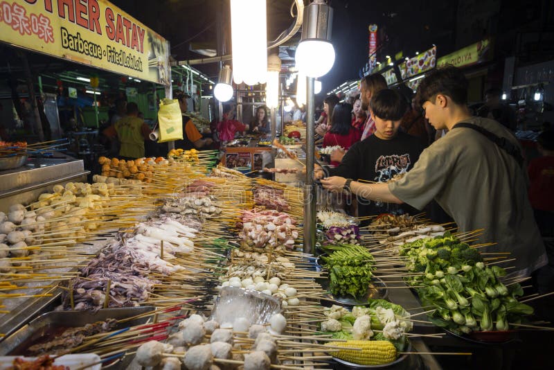 Jalan Alor Night Market Kuala Lumpur Malaysia Editorial Stock Photo