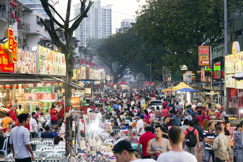 Jalan Alor Night Market Kuala Lumpur Malaysia Editorial Image - Image