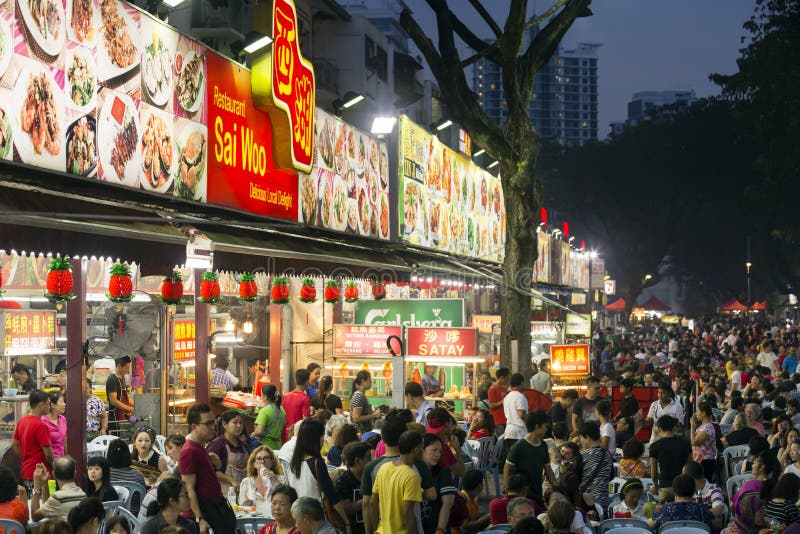 Jalan Alor Night Market Kuala Lumpur Malaysia Editorial Stock Image