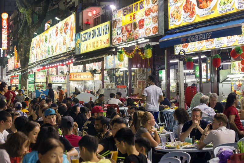 Jalan Alor Night Market Kuala Lumpur Malaysia Editorial Photo - Image