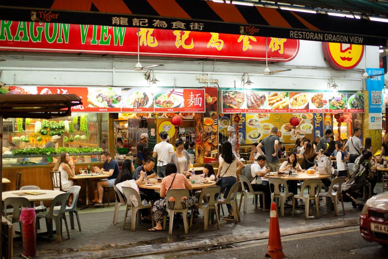 Jalan Alor Street Food Night Market Editorial Stock Photo - Image of