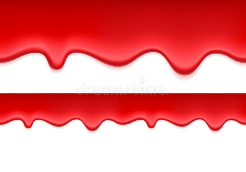 Jalea roja o sangre que gotea detrás Flujo líquido stock de ilustración Jalea roja o sangre que gotea detrás Flujo líquido stock de ilustración