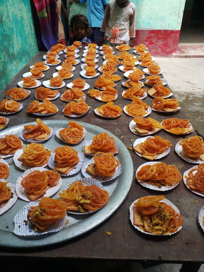Sweet Jalebi Frying In Desi Ghee Sasaram Bihar INDIA Asia Editorial