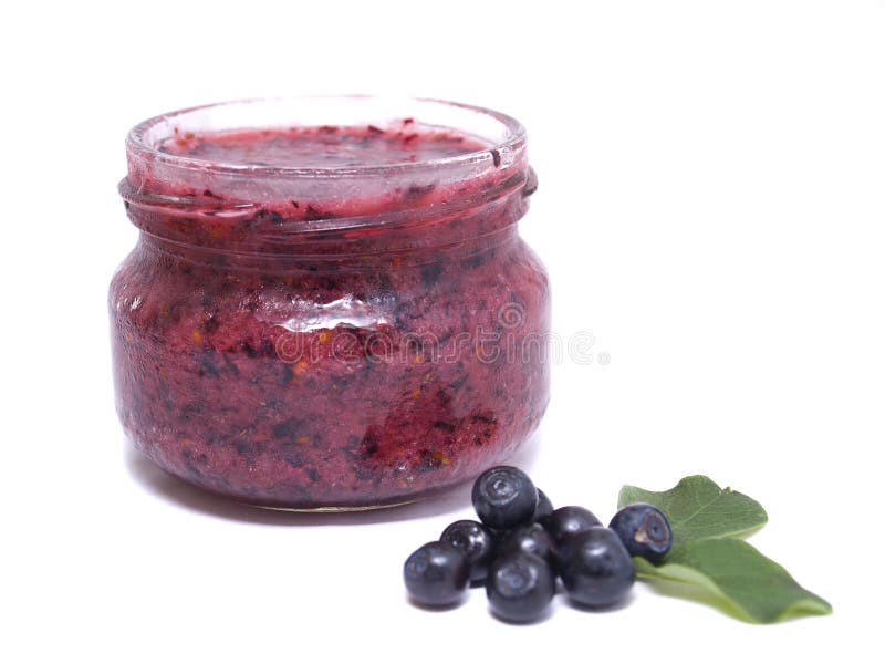 Jam from a blueberries