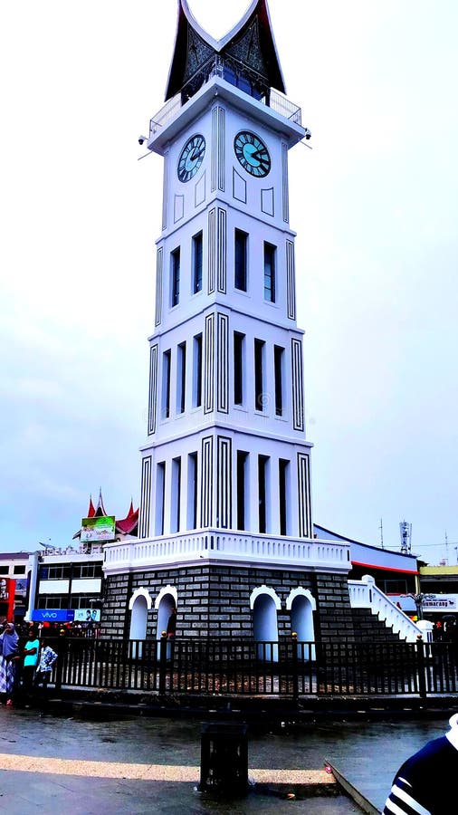 Jam Gadang in Bukittinggi City Editorial Stock Photo Image of gadang, watch 266535823