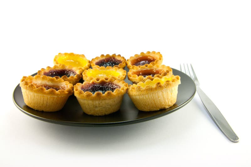 Jam tarts and Fruit stock image. Image of appetizing 10397961