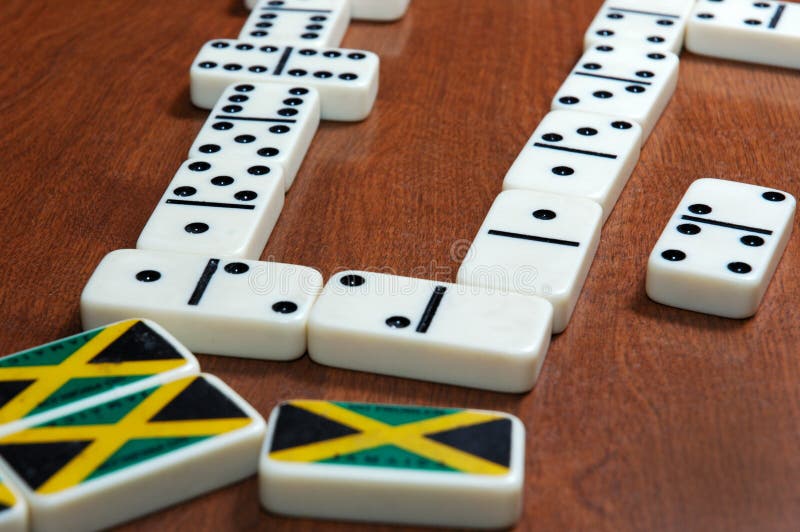 Jamaican domino game stock image. Image of competition - 1725357