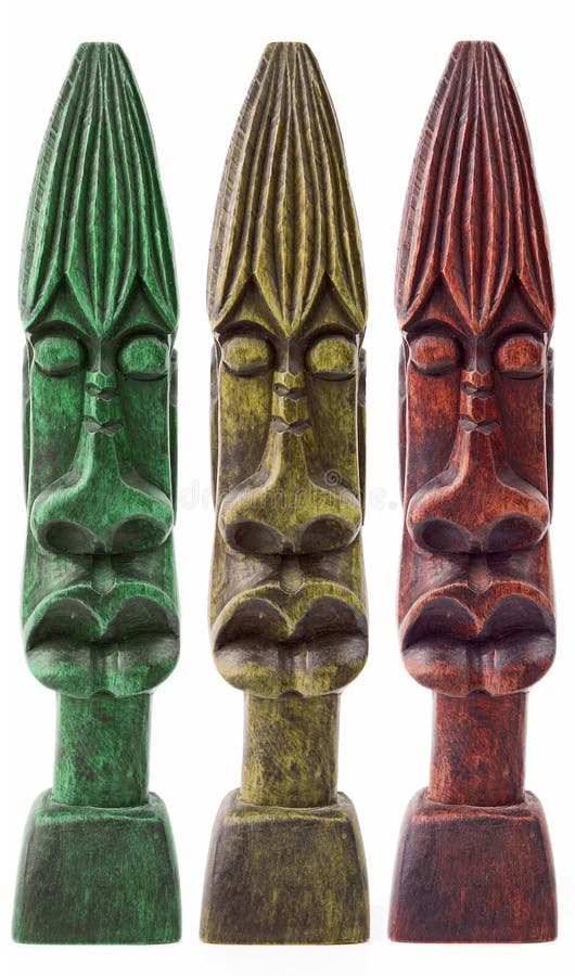 Jamaican wooden statues stock image. Image of africa 28906887