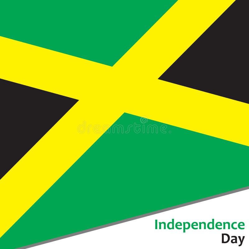 Jamaïca-onafhankelijkheidsdag stock illustratie Jamaïca-onafhankelijkheidsdag stock illustratie