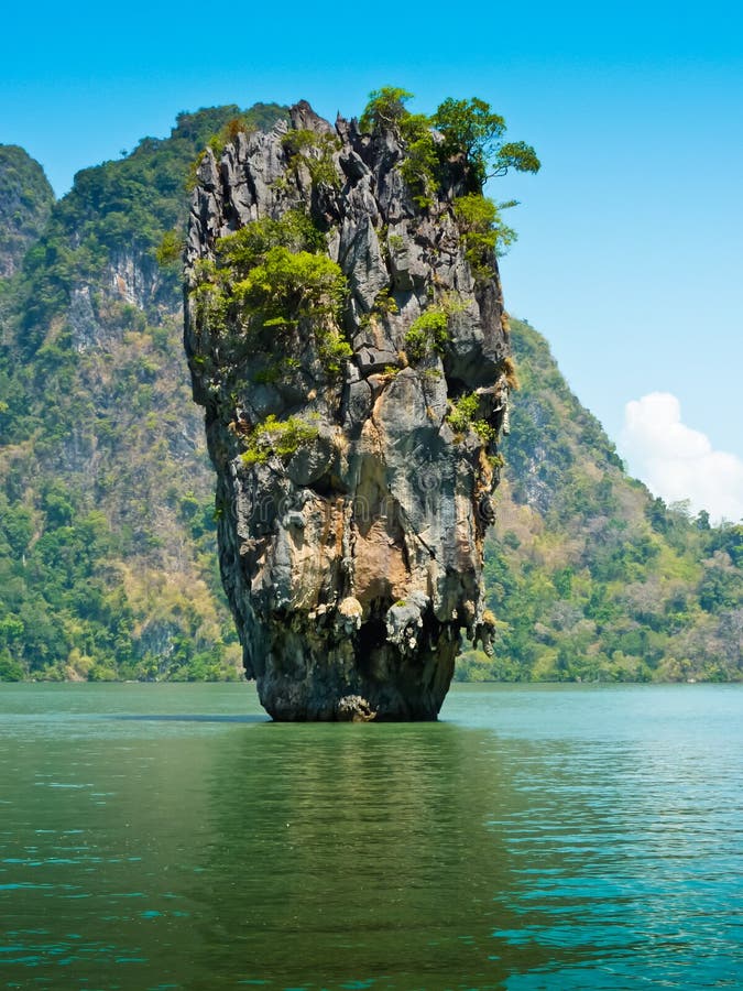 James Bond Island stock image. Image of limestone, famous 16455693