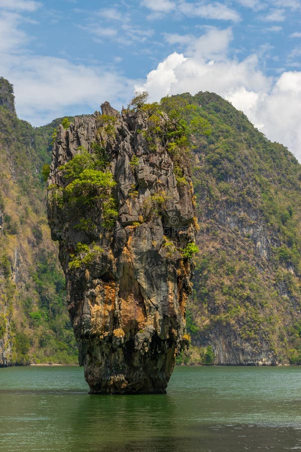 James Bond Island in Phang Nga Bay Thailand Stock Photo - Image of