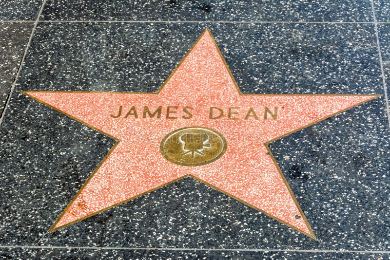 James Dean-ster op de Hollywood-Gang van Bekendheid in Los Angeles, CA stock afbeeldingen James Dean-ster op de Hollywood-Gang van Bekendheid in Los Angeles, CA stock afbeeldingen