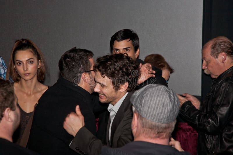 James Franco with Fans royalty free stock photos James Franco with Fans royalty free stock photos