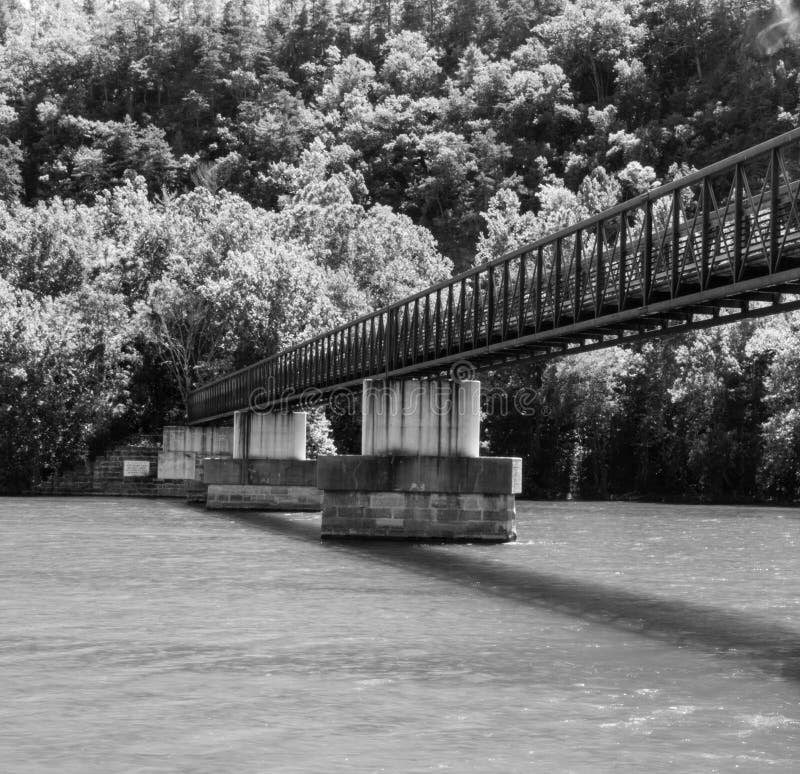 James River Footbridge stock photography James River Footbridge stock photography