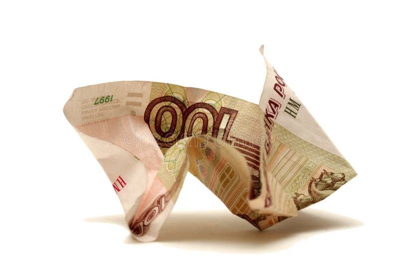 Jammed money stock image