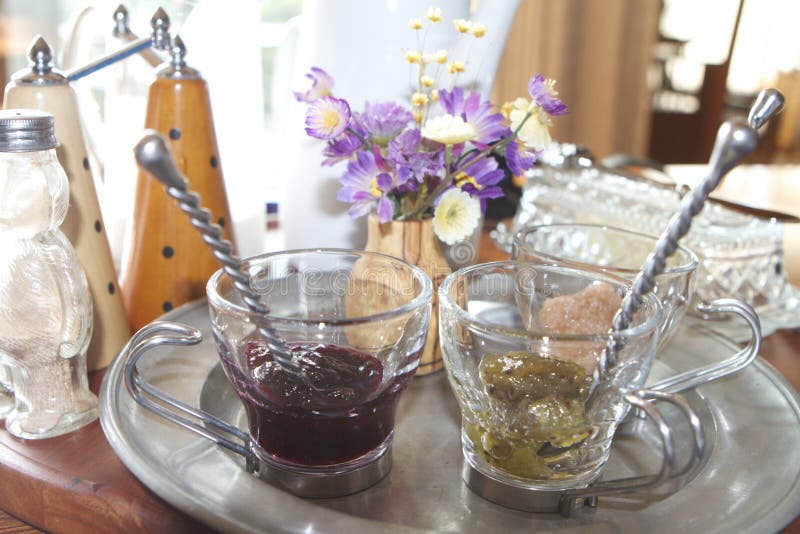 Jams and jellies stock image. Image of breakfast, homey 43728539
