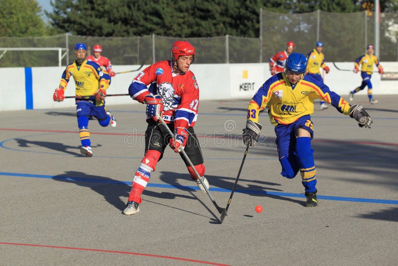 Jan Blasko - czech ball hockey extraleague royalty free stock photo Jan Blasko - czech ball hockey extraleague royalty free stock photo