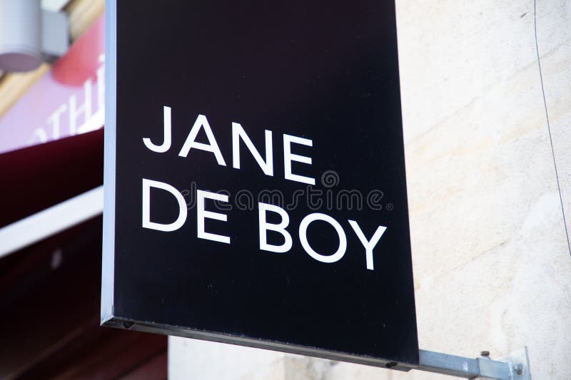 Bordeaux , Aquitaine France - 04 02 2023 : jane de boy logo brand and text sign shop facade women clothes store in cap ferret french coast. Bordeaux , Aquitaine France - 04 02 2023 : jane de boy logo brand and text sign shop facade women clothes store in cap ferret french coast