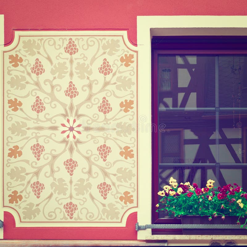 Janela bávara fotos de stock